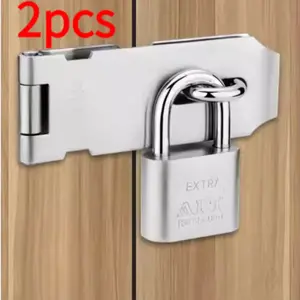 Best Selling 2PCS Modern Style Stainless Steel Latch - Durable Cabinet Lock & Secure Fastener for Old Wooden Doors, Drawers & Living Room Cabinets