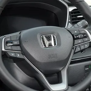 Car Steering Wheel Emblem Badge Sticker Interior for HONDA Jazz Fit Accord Civic CRV Odyssey City Jade Insight Elysion CRZ Accessories