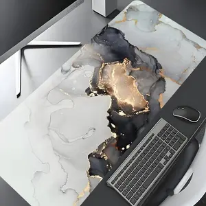 Marble Pattern Mouse Pad, Rectangle Gaming Mouse Pad, Non-slip Rubber Pad, Multi-size Mousepad Suitable for Laptop, Desktop Computer Games, Work, Home