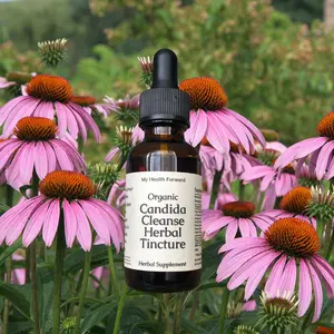 Organic Candida Cleanse Tincture - Herbs for Targeting Candida Overgrowth & Stopping Sugar Cravings