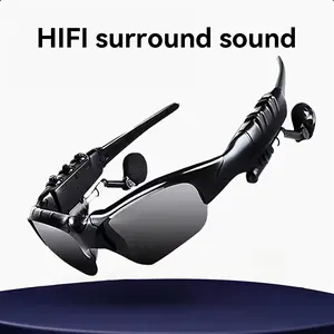 Multi Functional Glasses, Wireless Calling And Music Playback, Outdoor Sports Headphones, Rechargeable HIFI Sound Quality High-definition Lens Headphones, Suitable for Cycling And Outdoor Activities