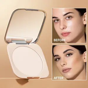 Feotznw Soft Blur Powder Compact - Large Capacity - Light Mesh Revitalizing Setting Powder with Long-lasting Matte Finish, Oil Control, Brightening, Concealing, Waterproof, and Sweatproof for Perfect Makeup Fixation