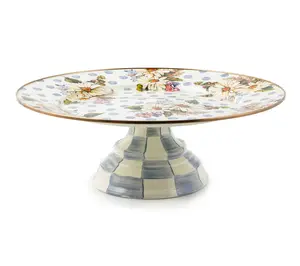 MacKenzie- Childs Large Pedestal Platter