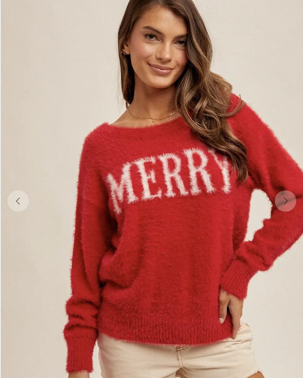 Merry Eyelash Sweater Womenswear Tops Women Comfort Long Sleeve
