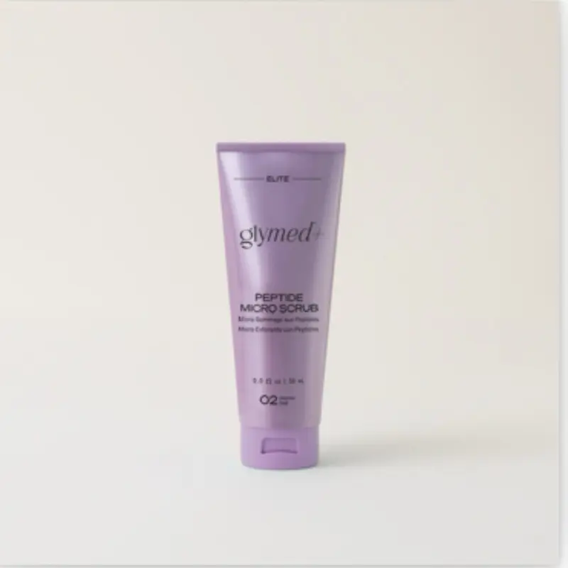 Glymed + Peptide Micro Scrub - 60 ml - Gentle Cleansing Formula for Daily Use Exfoliant Cleanser Smooth Skin Repair