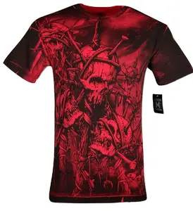 Xtreme Couture by Affliction Men's T-Shirt Headhunter Crewneck Cotton