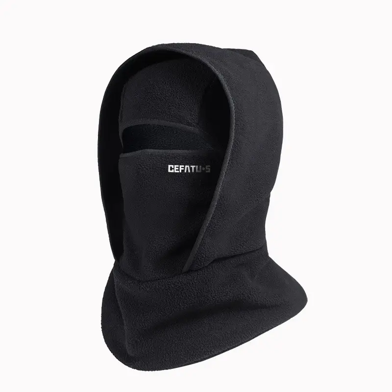 Outdoor Winter Warm Hat Neckband Integrated Cycling Mask Balaclava Ski Mask Windproof Sports Head Cover for Skiing Cycling and Daily Winter Use