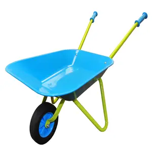G & F Products  10041 JustForKids Kids Wheel Barrel made of real metal kids size Garments Storage