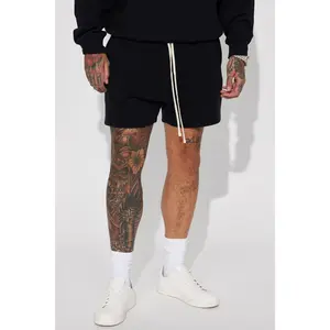 Tyson Oversize Heavyweight Sweat Shorts - Black