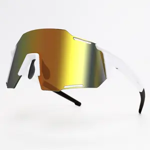 Outdoor cycling glasses, men's and women's road bike sunglasses, bicycle windproof goggles, day and night dual-purpose sunglasses
