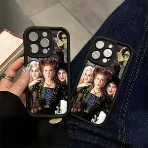 Hocus Pocus Witches Retro Horror iPhone Case Compatible with iPhone 11/12/13/14/15/16 (Pro Max/Plus) for Spooky Movie Fans & Halloween Celebrations