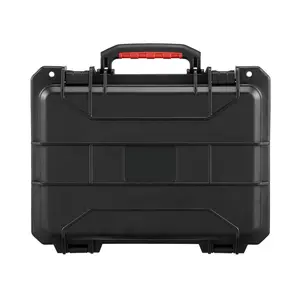 Weatherproof Hard Case, Heavy Duty Protective Dry Box Case with Pre-cut Foam, and Retractable Pull Handles for Travel, Hunting, Military, Tactical, IP67 Waterproof Case for Cameras (40x32x16.6)