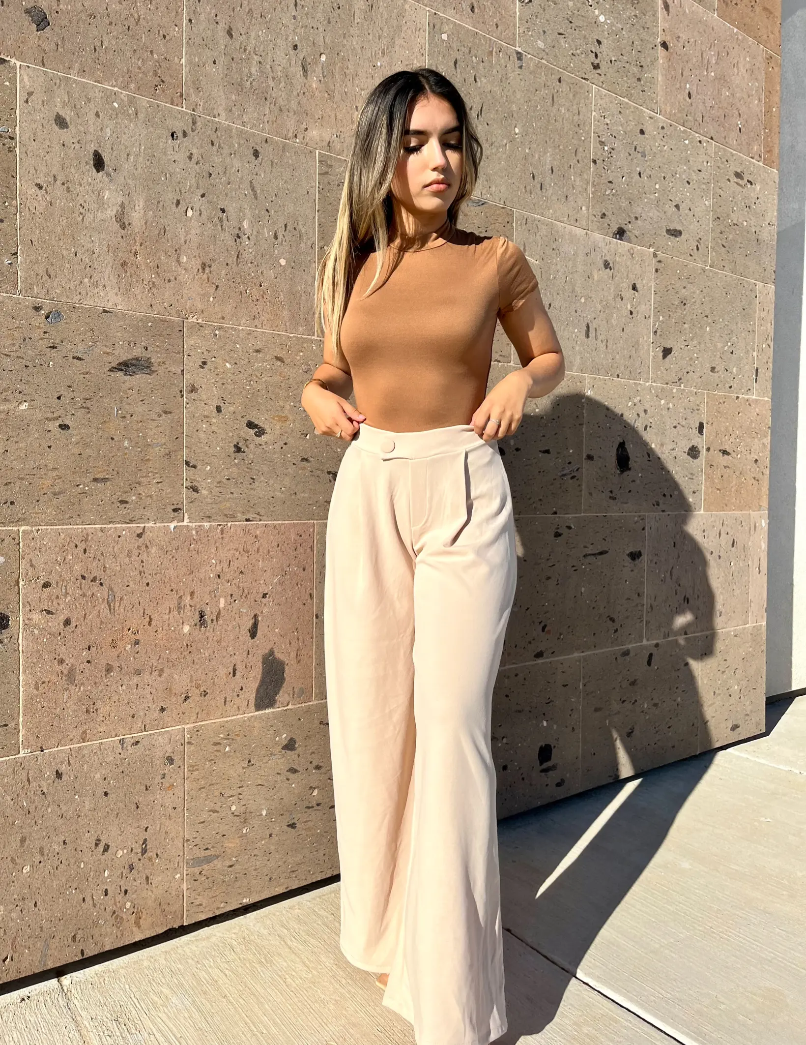 Andrea Trousers Pants- Cream Andrea Trousers Pants- Cream