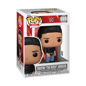 Funko WWE Dwayne "The Rock" Johnson with Fanny Pack Funko Pop! Vinyl Figure #189 Collectible Toy