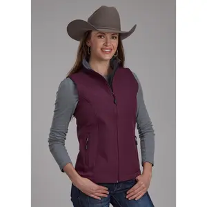 Women's Roper Wine Soft Shell Vest