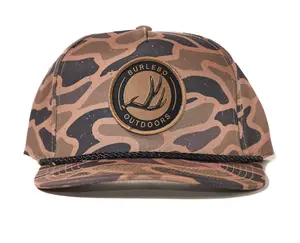 Youth Rope Hat - Antler Patch - Gauge Camo - Burlebo