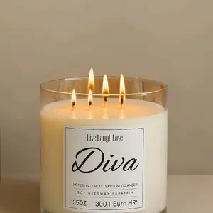 Scented XL premium quality candle 139oz candle with over 300+ hours of burn time with slow burning hemp wicksand premium fragrances Decor Ornaments Decoration Aroma Perfume Decorative