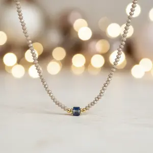Moonlit Mist Necklace Beads- Gold LM