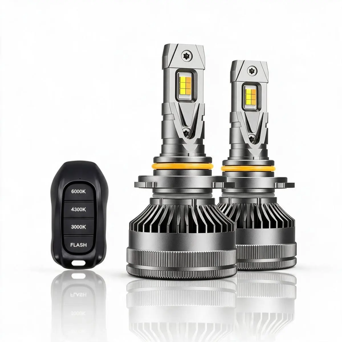 Rimthin Tri-colour Strobe Lights, 4 modes,model, with cooling fan. 6000K/4300K/3000K, If you purchased the wrong headlight