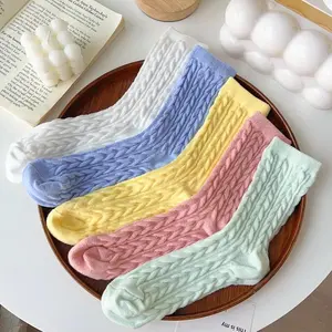5 Pairs Winter Warm and Thick Velvet Socks for Men and Women, Coral Wool, Long Plush, Winter Soft and Thick, Fluffy, Home Decor, Cute, Floor Socks
