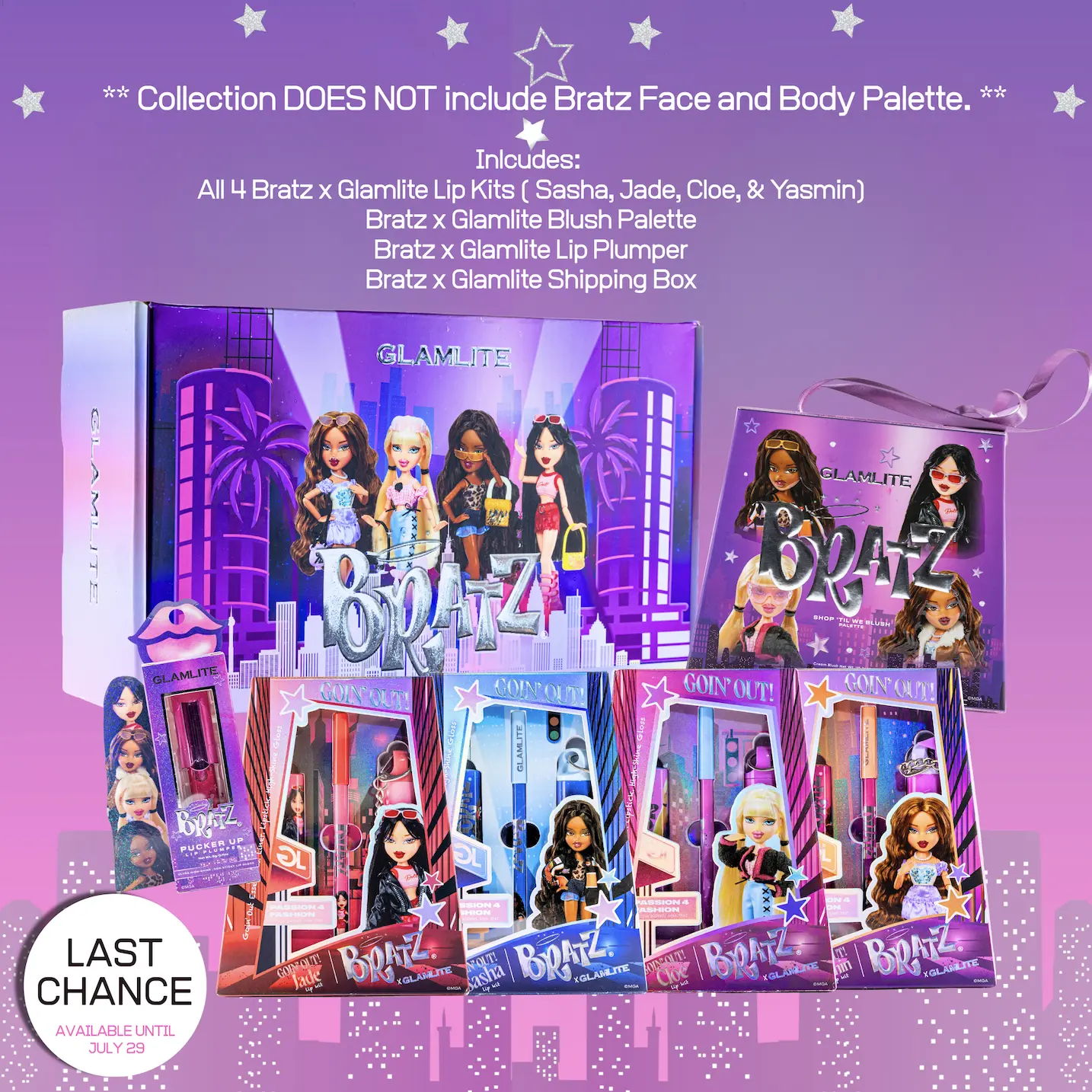 Bratz x Glamlite Makeup Set