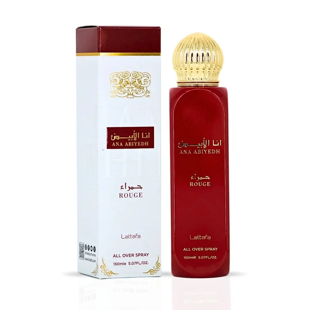 Ana Abiyedh Rouge All Over Spray 150ml (5.07 oz) by Lattafa | Sweet, Sharp & Utterly Unforgettable
