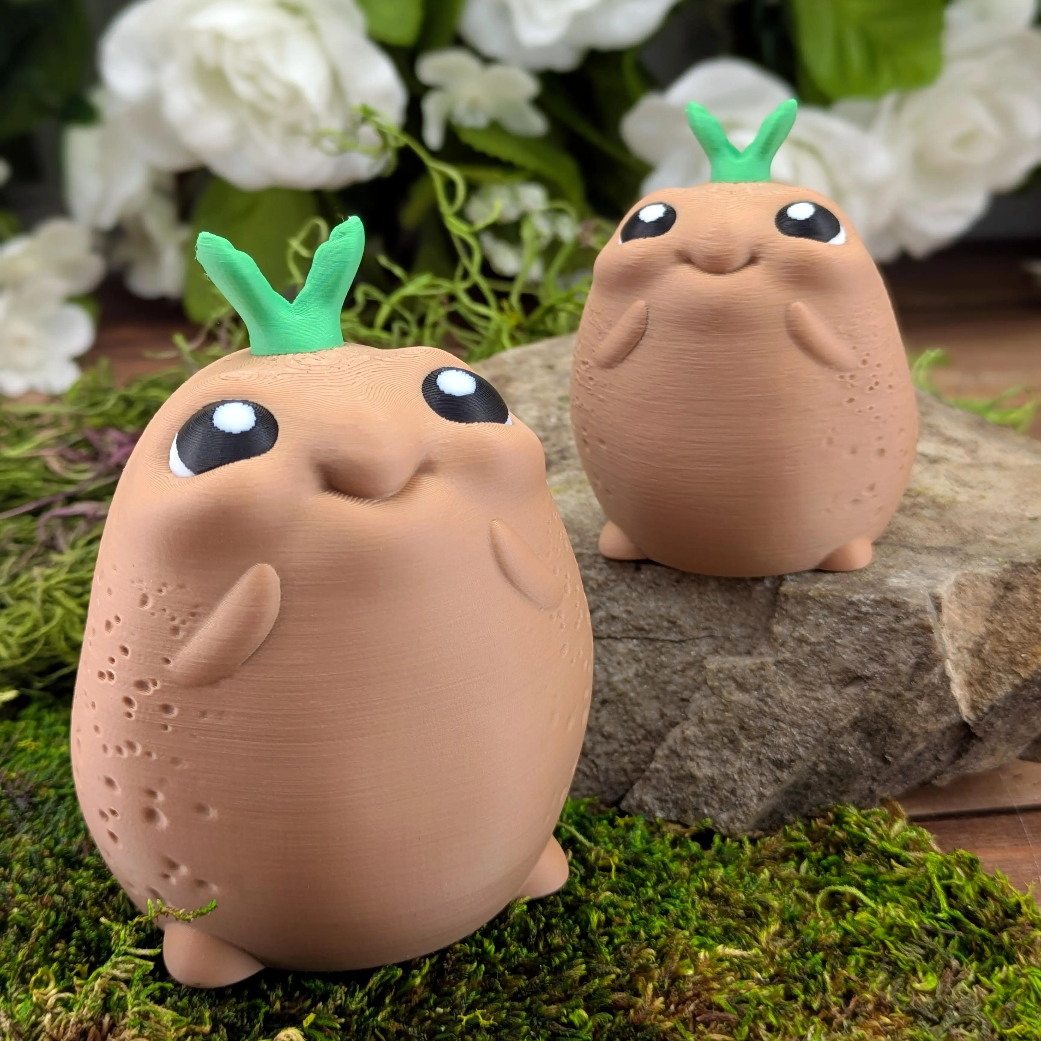 Emotional Support Potato Figurine – Cute Desk Toy - Figurines for Adults
