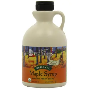 Family Farms Maple Syrup, Organic, Grade A, Dark Color, Robust Taste, 32 Fl Oz