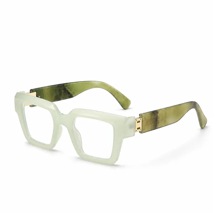 Oversized Square Reading Glasses, Bold Thick Frame Readers with Wide Lenses, 7 Powers for Books, Phones, Menus and Detail Work