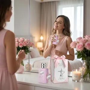 Men Women Premium Perfume Vanilla Woody Scent Light Floral Fresh Fragrance Ideal for Dates Parties Holiday Gifts New Year Valentine's Day Father's Day