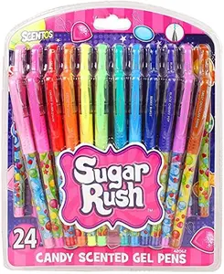 Scentos Scented Gel Pens  in Sugar Rush Candy Scents - Cool Writing & Journaling Gift Idea
