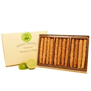 Key Lime Almond Lace Tuiles Box - 12ct