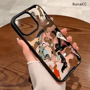 Premium Magnetic Phone Cases for iPhone11/12/13/14/15/16//17/Air/promax/Plus Dachshund Delights y2k cased MagSafe Ready, Anti-Fall, Springtok and Ultra-Thin Design | Perfect for Everyday Use Screen Protector Resistance