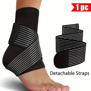 Knitted Sports Ankle Brace Support Fitness Strap for Pain Relief Stops Sprain Pain Fast  Stabilizes Weak Ankles Plantar Fasciitis & Achilles Support