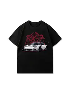 JDM Car Enthusiast Gift Tee - Mazda RX-7 FD Rotary Engine Casual Shirt, Men's & Women's Oversized Trendy T-shirts,New Summer T-shirts,Matching Couple's Set,Unisex Casual Clothing,MeMe T-shirts,Workout T-shirts,MeMe shirt