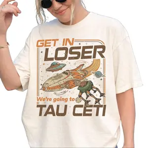 Project Hail Mary Get In Loser Tau Ceti T Shirt Rocky Eridian Shirt Andy Weir Book Fan Gift Sci Fi Space Nerd Tee Bookish, Unisex Short Sleeve Tee, Graphic Streetwear T-Shirt