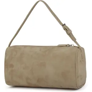 Donnain Casual Chic Suede Shoulder Bag for Women, Adjustable Strap for Crossbody/Shoulder Wear, Everyday Boho Purse for Work & Weekend