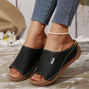 Women's Ultra Lightweight Breathable Wedge Sandals - Super Comfortable & Versatile for All Seasons - Ideal for Casual Outfits & Everyday Wear - Shoe