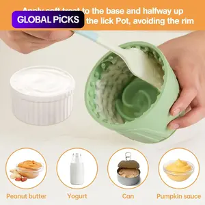 Silicone Food Slow Feeder Dog Bowl, Anti-choking Design Pet Feeding Bowl, Pet Snack Dispenser, Pet Feeding Supplies for Small and Large Dogs Slow Feeder Bowls #GLOBAL PICKS