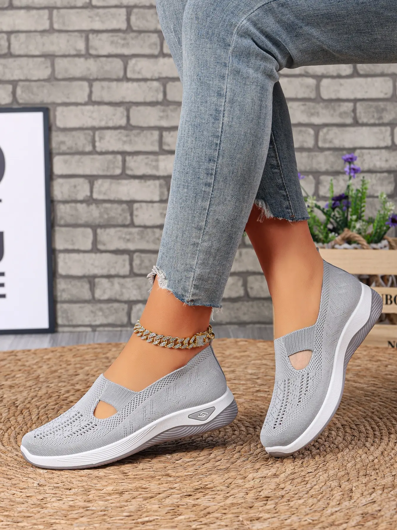 Women's Soft Sole Casual Sports Shoes, Fashionable Comfort Lightweight Flat Shoes, Summer Breathable Mesh Anti-Slip Wear-Resistant Sneakers, Soft Soled Shoes, Lightweight Walking Shoes, Trendy Walking Shoes, Lightweight Comfy Shoes