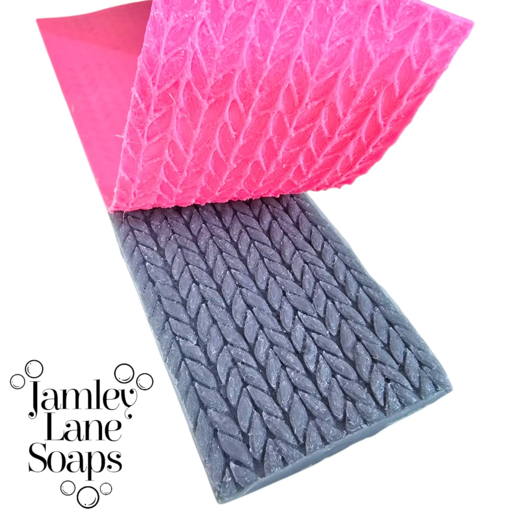 Knit Sweater Custom Soap Impression Mat | The Original No-Trim Design