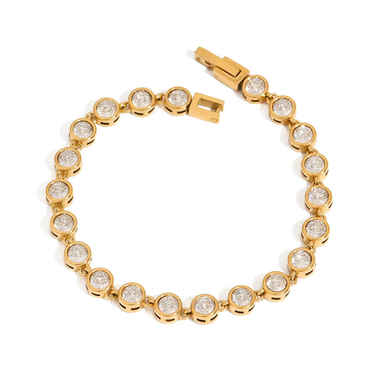 18K Gold Tennis Bracelet