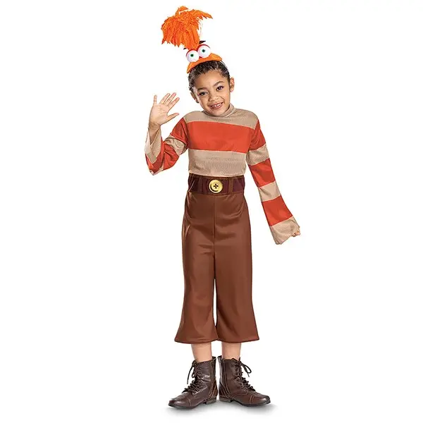 Inside Out 2 Girl's Anxiety Costume