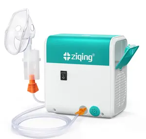 Ziqing Compressor Nebulizer Machine for Adults and Kids Household Use, Mesh Nebulizer for Breathing Problems Night Lightweight Healthcare