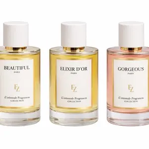 Beautiful, Elixis D’or, Gorgeous Paris L'orientale Fragrances Collections Eau de Parfums 100ml Regular Edition Natural Spray for Elegant Aromatic Experience. Set of 3