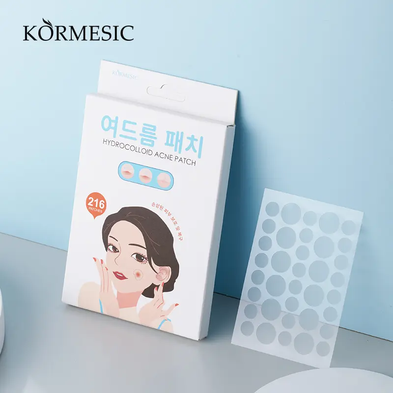 36 Count Hydrocolloid Acne Patches for Face, Clear Pimple Patches for Whiteheads, Zits and Blemishes, 2 Sizes, Invisible Overnight Acne Spot Stickers