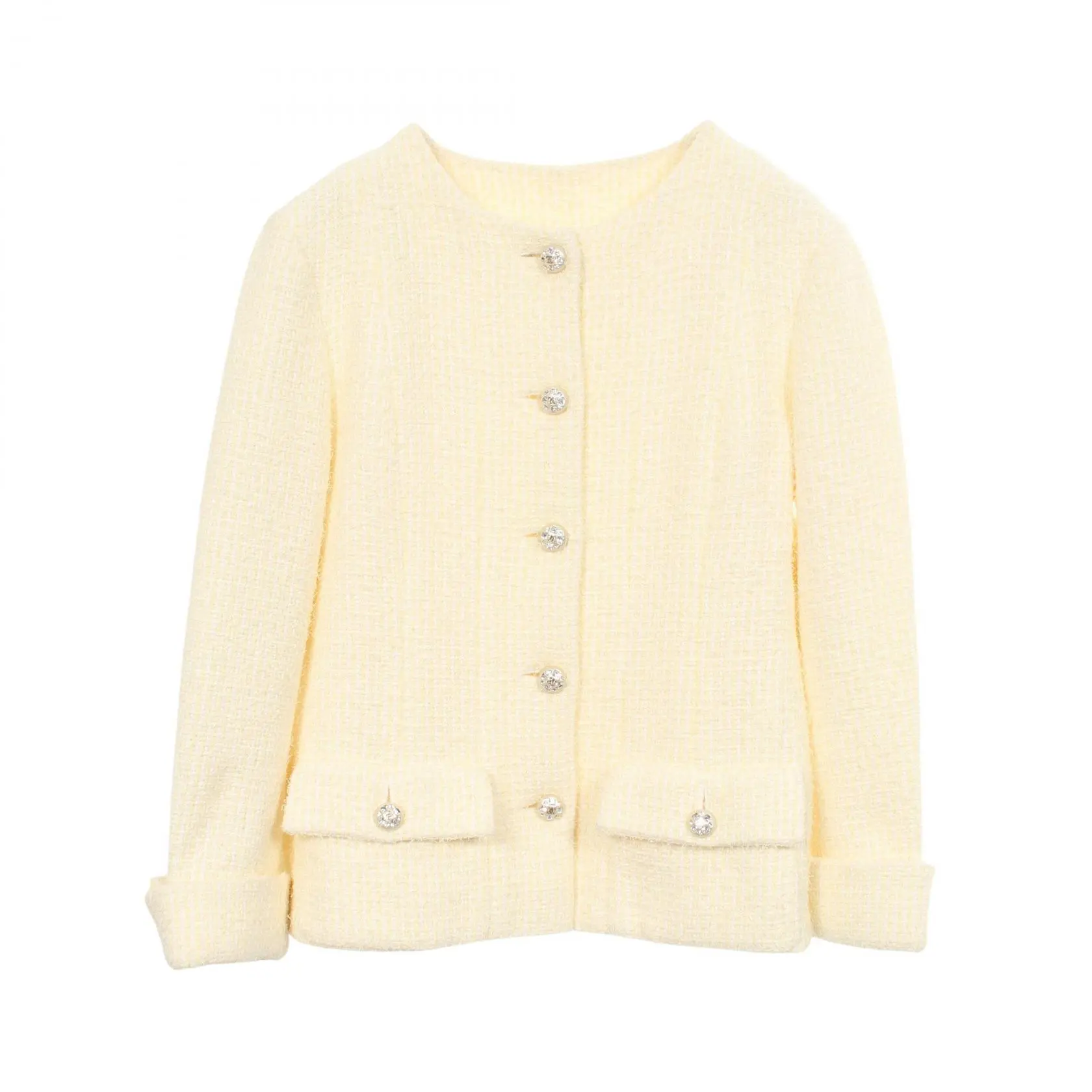 Pre-owned CHANEL Cotton Small Leather Goods Jacket