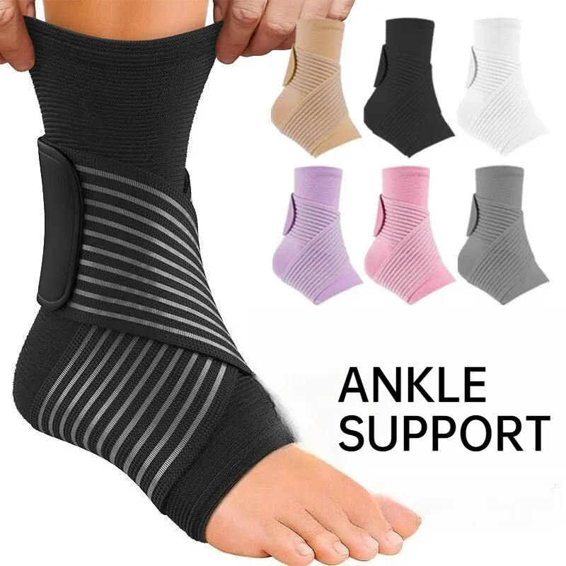 1PC Knitted Ankle Compression Support – Non-Slip Adjustable Wrap, Lightweight Sports Brace for Workouts & Active Fitness