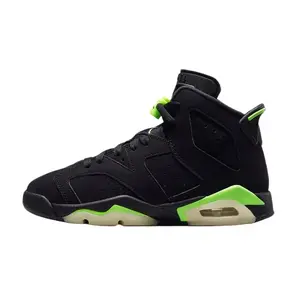 NIKE Women's Air Jordan 6 Retro GS 'Electric Green' Youth Sports Sneaker