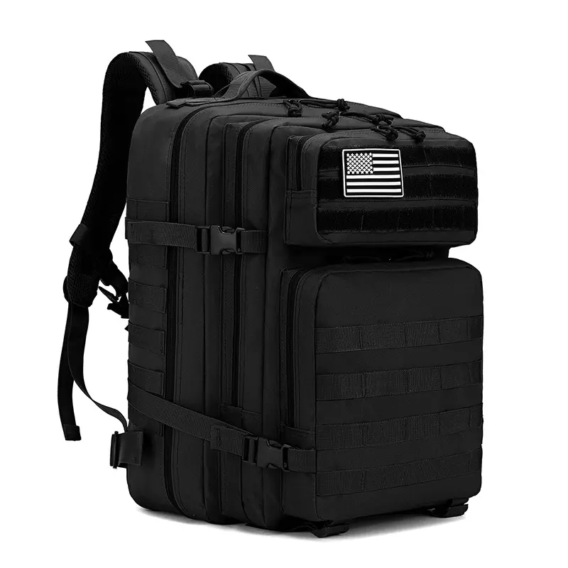 Camouflage Tactical Backpack with Internal Frame, Large Capacity Bag for Hiking, Travel, and Camping Accessories